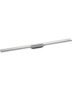 hansgrohe RainDrain Flex shower channel 56054800 120cm, finish set, can be shortened, for wall mounting, stainless steel look