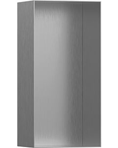hansgrohe Niche murale XtraStoris 56070800 30x15x10cm, avec Rahmen ouvert, optique en acier inoxydable