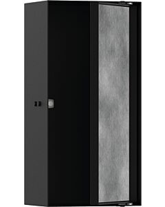 hansgrohe Niche murale XtraStoris 56082670 30x15x10cm, avec porte à carreler, noir mat