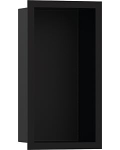 hansgrohe Niche murale XtraStoris 56095670 30x15x10cm, avec cadre design, noir mat, noir mat