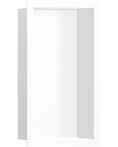 hansgrohe XtraStoris Wandnische 56096700 30x15x10cm, mit Designrahmen, mattweiß, mattweiß