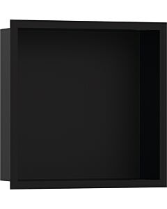 hansgrohe Niche murale XtraStoris 56098670 30x30x10cm, avec cadre design, noir mat, noir mat