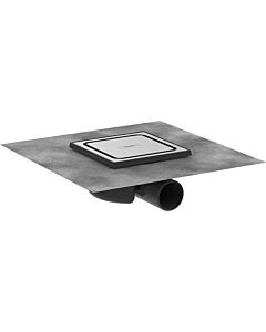 hansgrohe RainDrain floor point drain 56055800 15x15cm cover, stainless steel