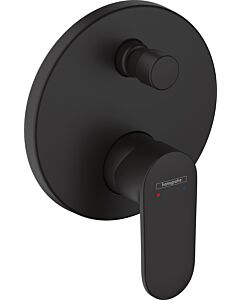 hansgrohe Vernis Blend Fertigmontageset 71467670 Unterputz-Wannenarmatur, mit integrierter Sicherungskombination, mattschwarz