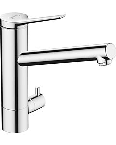 hansgrohe Zesis M33 200 kitchen faucet 74808000 1jet, appliance shut-off valve, chrome