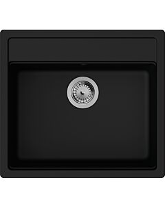 hansgrohe évier encastré 43359170 550x490mm, noir graphite