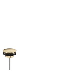 hansgrohe basin valve 50001140 cannot be closed, for basins, brushed bronze