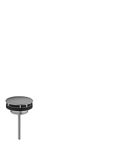 hansgrohe Waschtischventil 50001340 nicht verschließbar, für Waschbecken, brushed black chrome