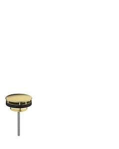 hansgrohe washbasin valve 50001990 not lockable, for wash basins, polished gold optic