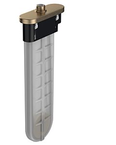 hansgrohe set de rebord de baignoire 2802140 ovale, pour montage sur rebord de baignoire ou de carrelage, bronze brossé