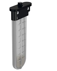 hansgrohe sBox Wannenrandset 28020670 oval, für Wannen- oder Fliesenrandmontage, mattschwarz
