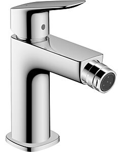 hansgrohe Logis Bidet -Mitigeur monocommande 71201000 avec tirette- garniture de vidange , chromé