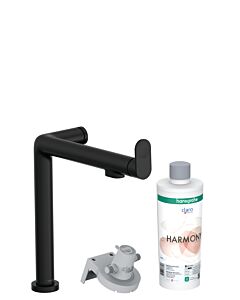hansgrohe Aqittura M91 kitchen tap 76802670 1jet, starter set, matt black