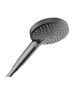 hansgrohe Raindance Select S 120 EcoSmart Handbrause 26515340 Brausekopf Ø 125mm, 3jet, 8,3 l/min, brushed black chrome