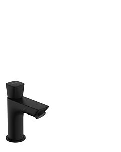 hansgrohe Logis vanne à colonne 71120670 noir mat, pour eau froide ou eau prémélangée, sans garniture de vidange