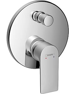 hansgrohe Rebris E set de finition 72468000 mitigeur bain encastré, 2 Verbraucher , chromé