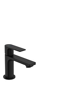 hansgrohe Rebris E Standventil 72506670 ohne Ablaufgarnitur, mit Hebelgriff, mattschwarz