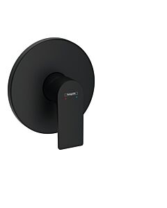 hansgrohe Rebris E set de finition 72668670 Mitigeur de douche à encastrer, 1 Verbraucher , noir mat