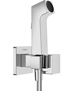 Douchette bidet Hansgrohe EcoSmart 1 jet 29233000, avec support et flexible de douche de 125 cm, chromée
