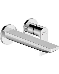 hansgrohe Rebris E trim set 72568000 concealed basin mixer, with spout 205mm, chrome