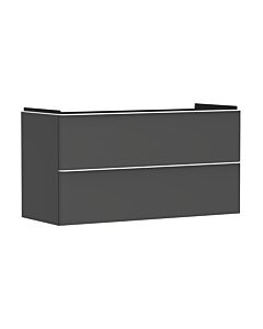 hansgrohe Xelu Q meuble sous-vasque 54036700 1180x605x475mm, 2 tiroirs, gris diamant mat, blanc mat