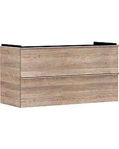 hansgrohe Xelu Q Waschtischunterschrank 54037000 1180x605x475mm, 2 Schubladen, Eiche Natur, chrom