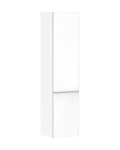 hansgrohe Xelu Q Hochschrank 54135700 370x400x1650mm, Türanschlag links, weiß hochglanz, mattweiß