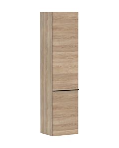 hansgrohe Xelu Q Hochschrank 54137670 370x400x1650mm, Türanschlag links, Eiche Natur, mattschwarz