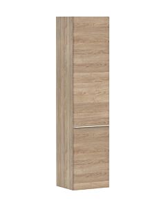 hansgrohe Xelu Q Hochschrank 54137700 370x400x1650mm, Türanschlag links, Eiche Natur, mattweiß