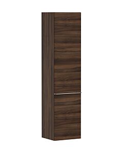 hansgrohe Xelu Q armoire haute 54138000 370x400x1650mm, charnière de porte à gauche, noyer foncé, chromé