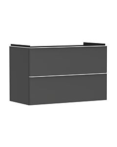 hansgrohe Xelu Q meuble sous-vasque 54032700 980x605x475mm, 2 tiroirs, gris diamant mat, blanc mat