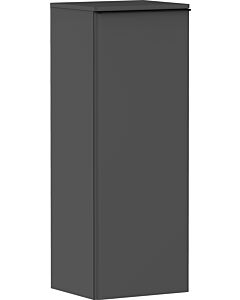 hansgrohe Xelu Q mid-tall cabinet 54128670 370x400x1065mm, door hinge on the left, diamond gray matt, matt black