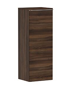 hansgrohe Xelu Q Halbhochschrank 54130000 370x400x1065mm, Türanschlag links, Nussbaum dunkel, chrom