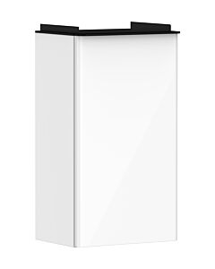 hansgrohe Xelu Q Waschtischunterschrank 54011670 340x605x245mm, für Handwaschbecken, links, weiß hochglanz, mattschwarz