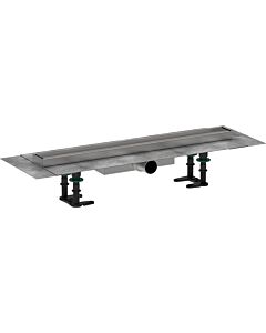 hansgrohe RainDrain Compact Komplettset Duschrinne 56163000 für flache Installation, befliesbar, 600 mm, chrom