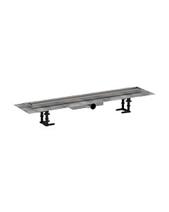 hansgrohe RainDrain Compact Komplettset Duschrinne 56167000 für flache Installation, befliesbar, 800 mm, chrom