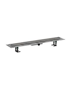 hansgrohe RainDrain Compact complete set shower channel 56171000 for flat Plumbing , tileable, 1000 mm, chrome