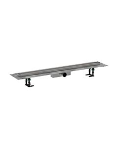 hansgrohe RainDrain Compact Komplettset Duschrinne 56183000 für Standardinstallation, befliesbar, 1000 mm, chrom