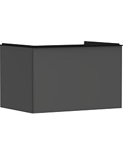 hansgrohe Xelu Q Waschtischunterschrank 54055670 780x485x550mm, mit Schubkasten, diamantgrau matt, mattschwarz