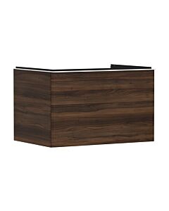 hansgrohe Xelu Q Waschtischunterschrank 54057700 780x485x550mm, mit Schubkasten, Nussbaum dunkel, mattweiß