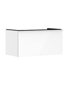 hansgrohe Xelu Q Waschtischunterschrank 54058000 980x485x550mm, mit Schubkasten, weiß hochglanz, chrom