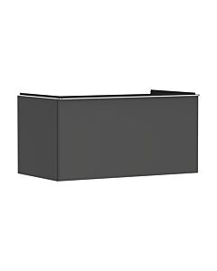 hansgrohe Xelu Q Waschtischunterschrank 54059000 980x485x550mm, mit Schubkasten, diamantgrau matt, chrom
