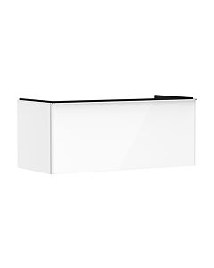 hansgrohe Xelu Q Waschtischunterschrank 54062000 1180x485x550mm, Schubkasten, weiß hochglanz, chrom