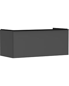 hansgrohe Xelu Q meuble sous-vasque 54063670 1180x485x550mm, tiroir, gris diamant mat, noir mat