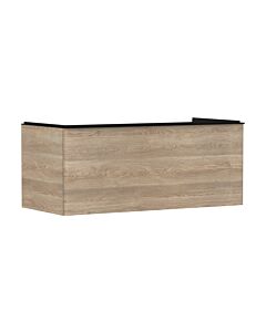 hansgrohe Xelu Q meuble sous-vasque 54064670 1180x485x550mm, tiroir, chêne naturel, noir mat