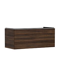 hansgrohe Xelu Q Waschtischunterschrank 54065700 1180x485x550mm, Schubkasten, Nussbaum dunkel, mattweiß