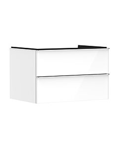 hansgrohe Xelu Q meuble sous-vasque 54074000 780x485x550mm, 2 tiroirs, blanc brillant, chromé