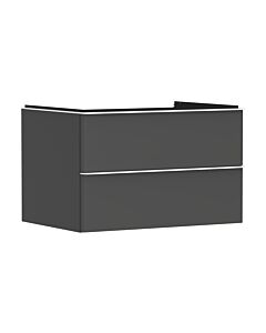 hansgrohe Xelu Q Waschtischunterschrank 54075700 780x485x550mm, 2 Schubkästen, diamantgrau matt, mattweiß