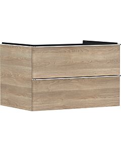 hansgrohe Xelu Q vanity unit 54076000 780x485x550mm, 2 drawers, natural oak, chrome