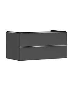 hansgrohe Xelu Q Waschtischunterschrank 54079000 980x485x550mm, 2 Schubkästen, diamantgrau matt, chrom
